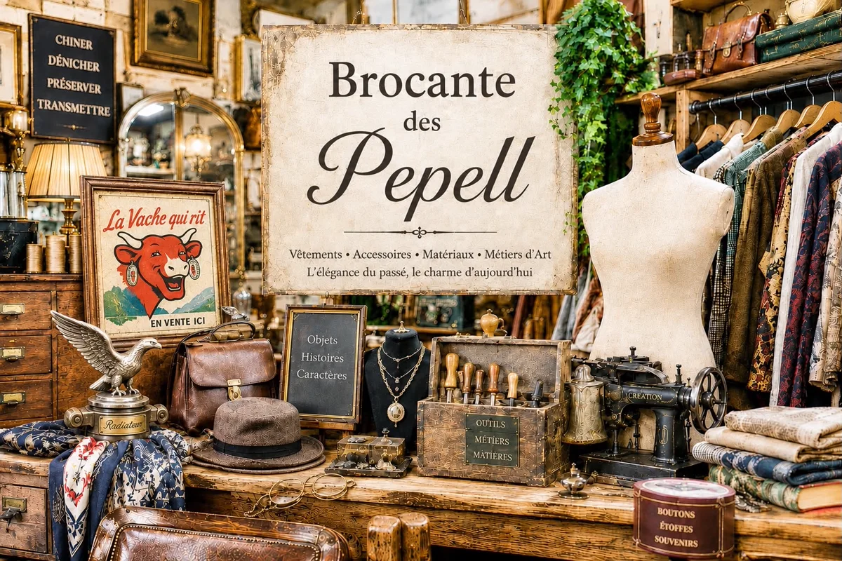 L'étal de la brocante